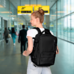 If you’re thinking of traveling by plane this summer, this cabin backpack is ideal for short trips and costs very little money.