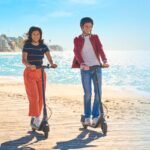 An electric scooter like this cheap Segway is the best solution for getting around town